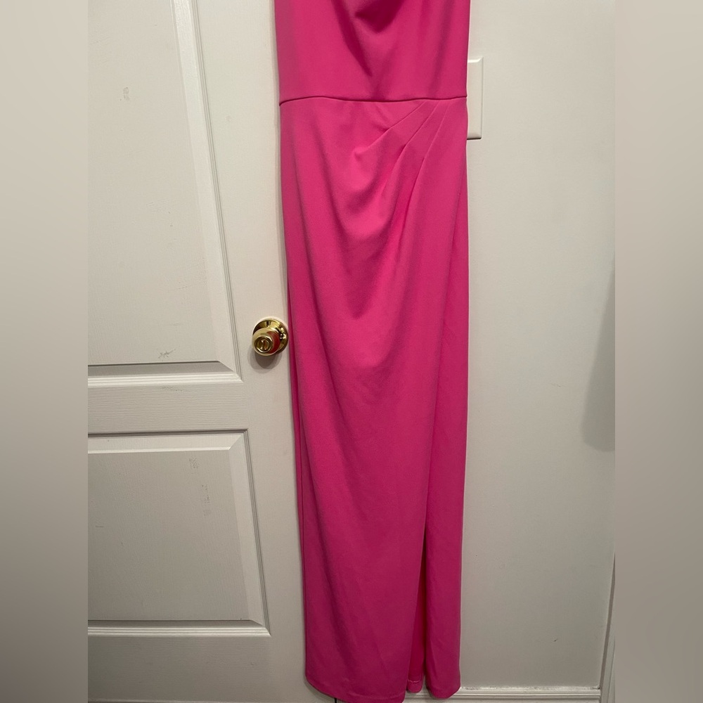 NWT Adrianna Papell Elegant Pink Evening Gown - Picture 4 of 8